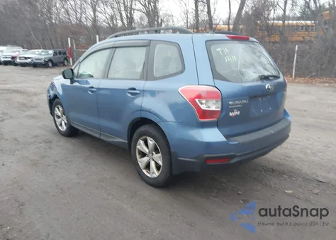 2015 Subaru Forester 2.5I из США, поврежденный, VIN JF2SJABC4FH550624